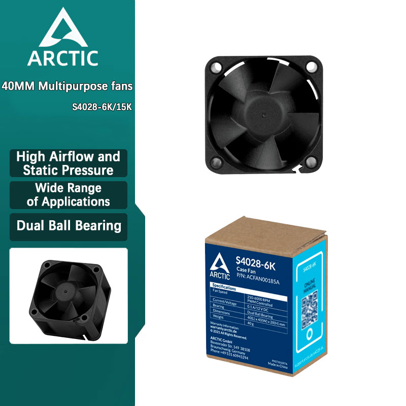 Case Fan Controller - ARCTICS S4028 컴퓨터 케이스 팬, 듀얼