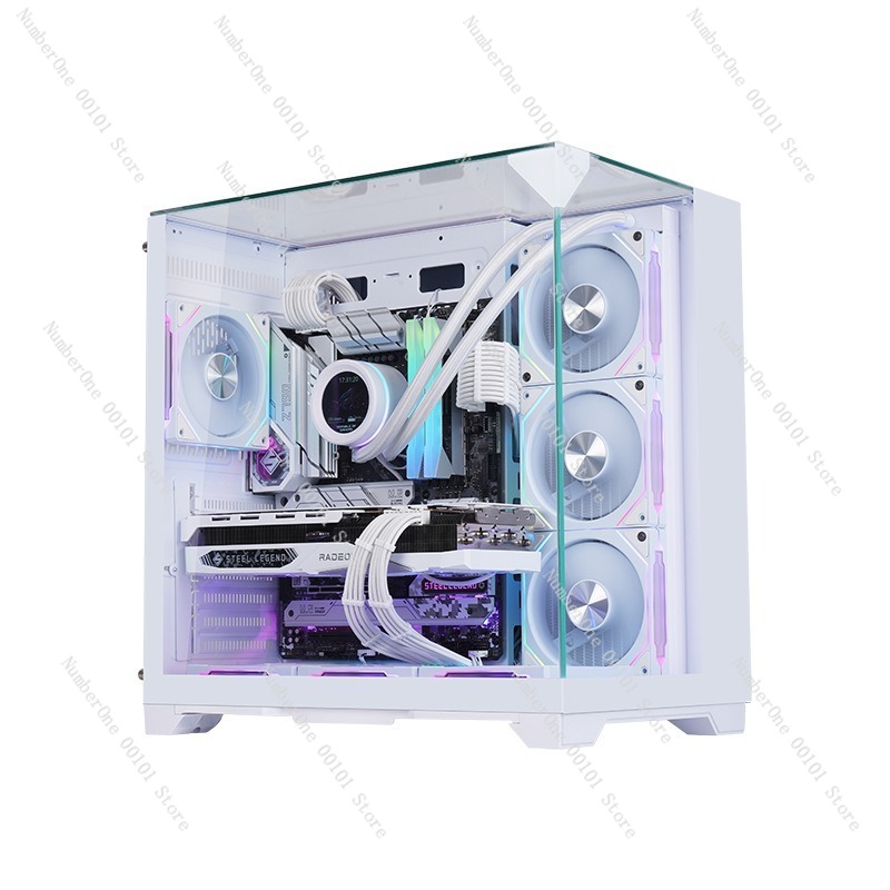 ATX 게이밍 PC 케이스 파노라마 강화유리 7팬 지원 - Pc Chassis 리뷰 및 가격