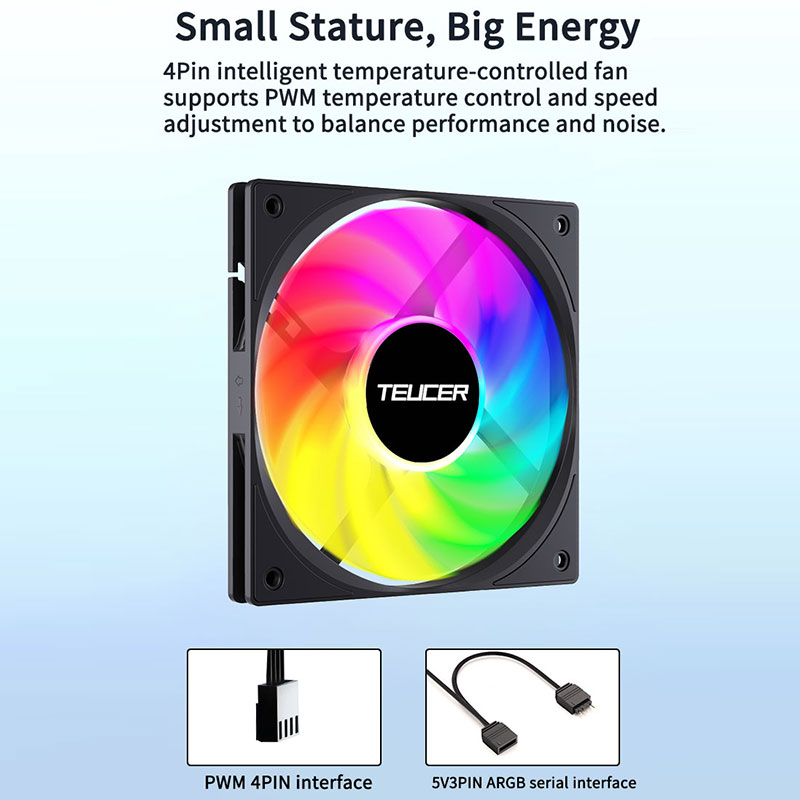Teucer 120mm PC 케이스 팬 FDB 베어링  - Pc Chassis 리뷰 및 가격