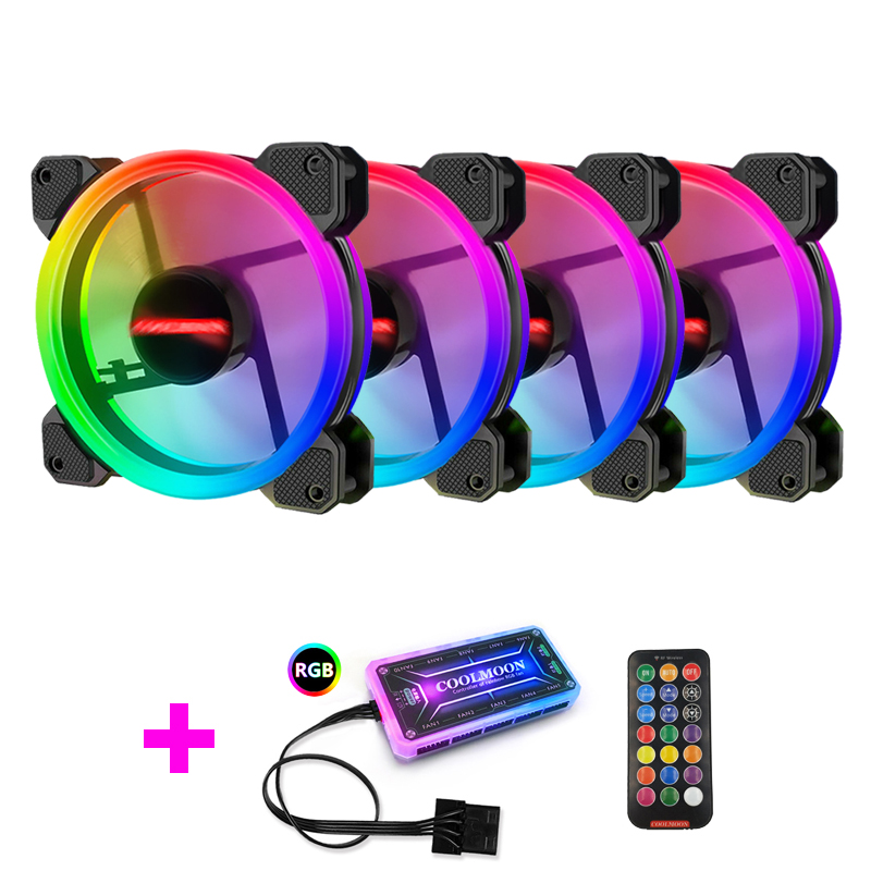 쿨문 케이스 팬, PC 쿨링 RGB 팬, IR 리모컨  - Case Fan Controller 리뷰 및 가격